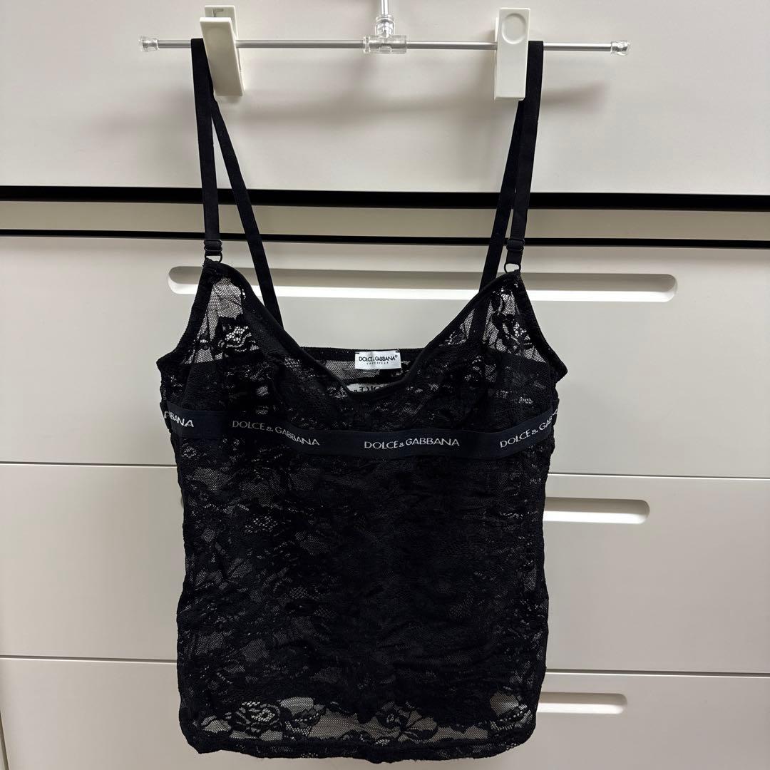 DOLCE & GABBANA レースキャミソール EU-M