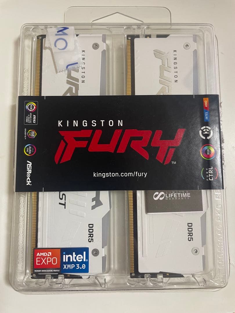 キングストンDDR5 FURY BEAST KF560C36BWE2AK2-32