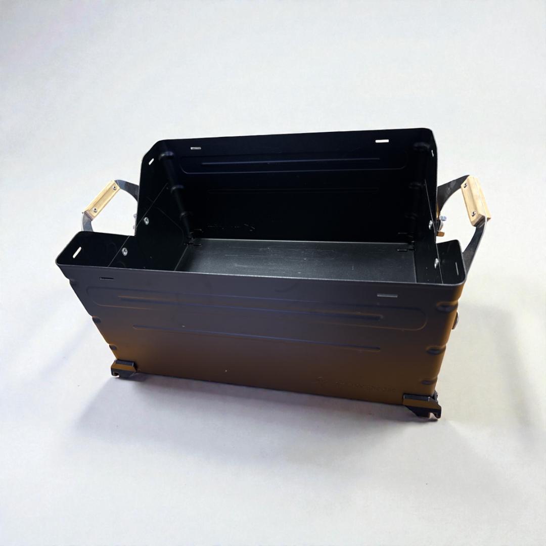 限定品 スノーピーク シェルフコンテナ50 ブラック 箱付き  Peak