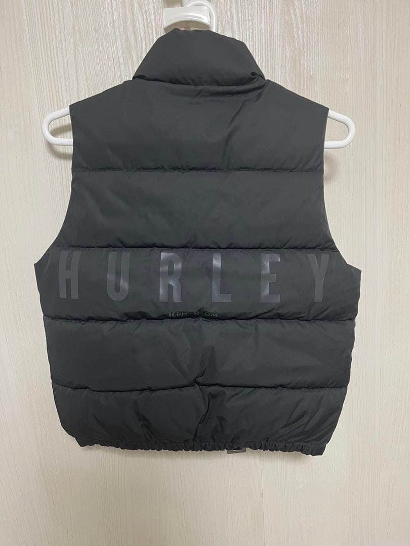 HURLEY ブラック ダウンベスト Mサイズ