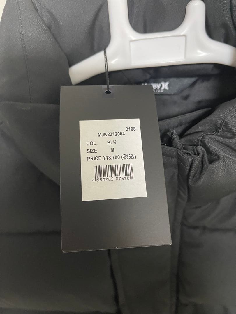 HURLEY ブラック ダウンベスト Mサイズ