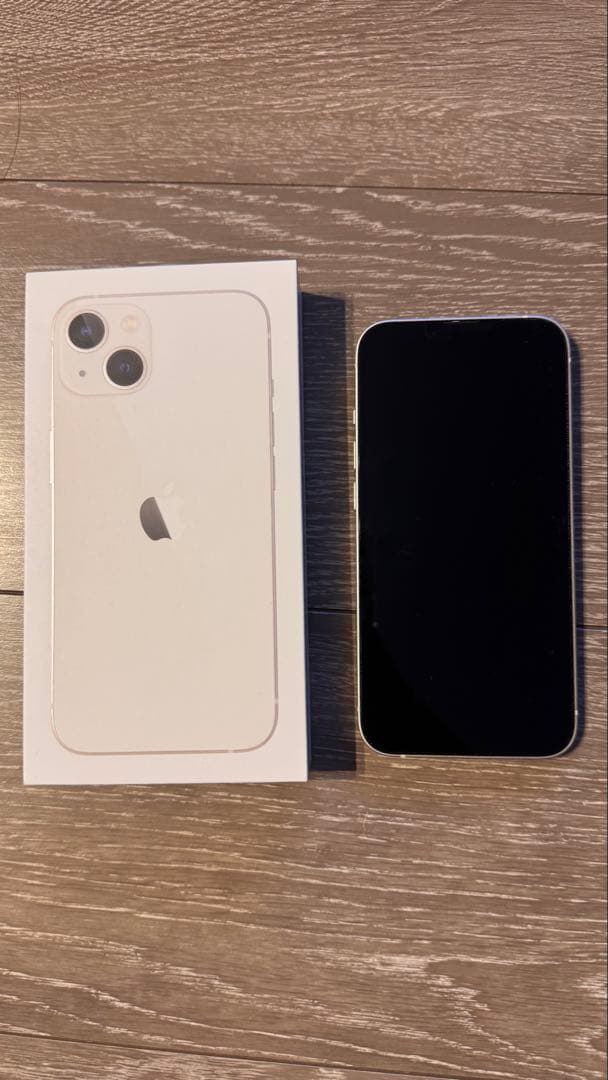 iPhone 13 128GB スターライト SIMフリー 美品 箱付 高残量