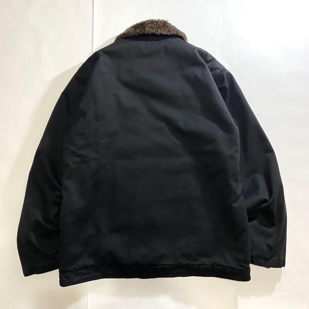 ALPHA アルファ N-1 Deck デッキ ジャケット ブラック 黒 L