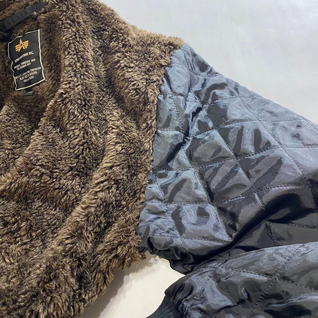 ALPHA アルファ N-1 Deck デッキ ジャケット ブラック 黒 L