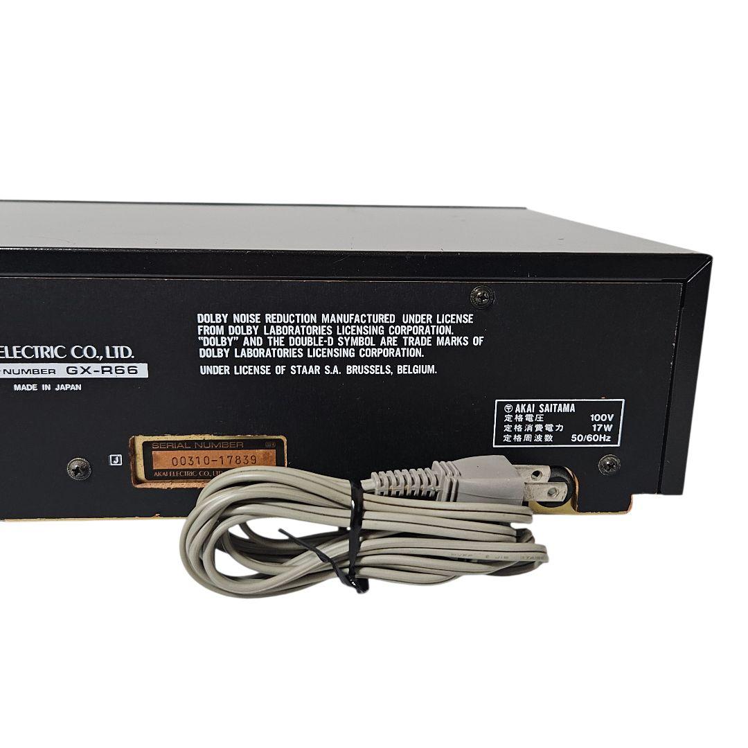 AKAI アカイ GX-R66 ステレオカセットデッキ