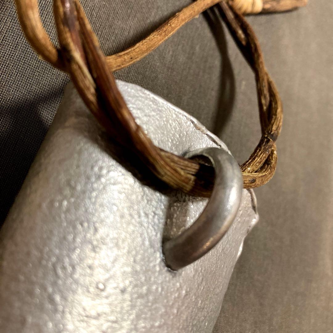 【美品★レア品】清課堂　錫（すず）製　花器