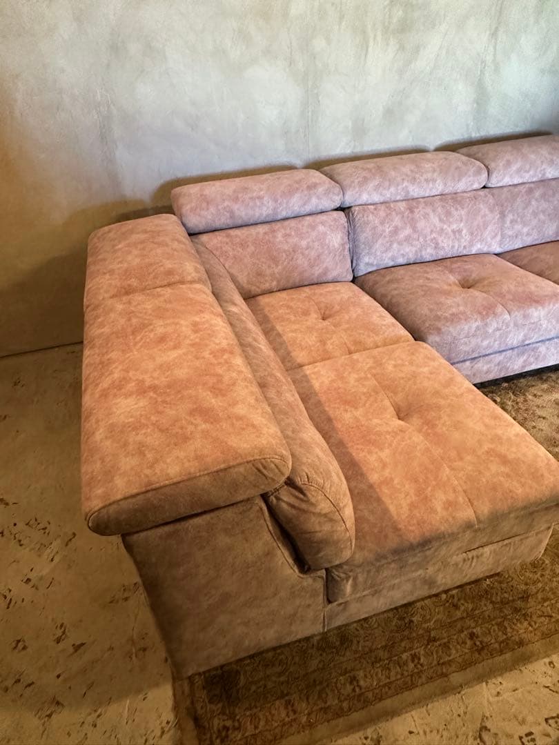 【東京都23区配送無料】定価20万円　ソファー　カウチ　椅子　L型　椅子　チェア