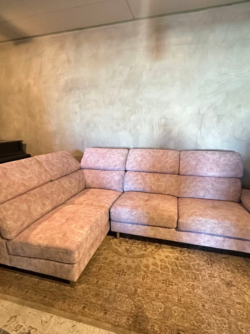 【東京都23区配送無料】定価20万円　ソファー　カウチ　椅子　L型　椅子　チェア