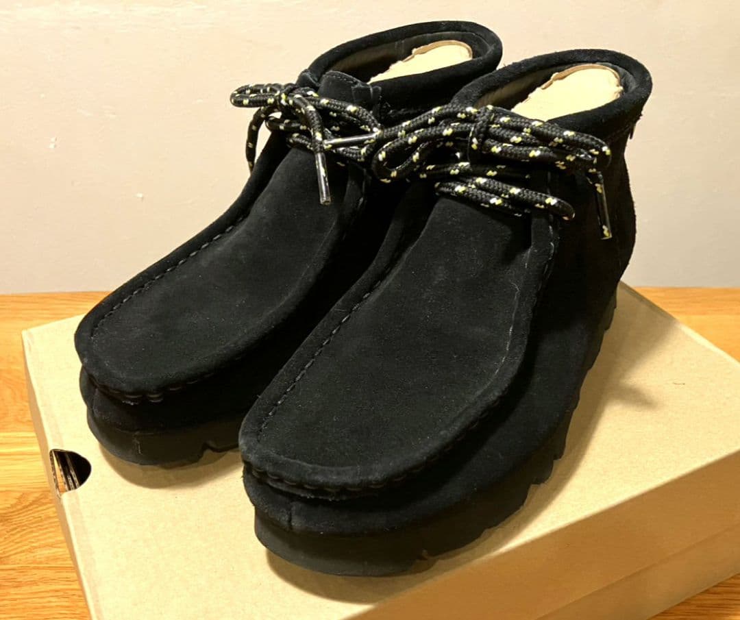 【極美品】CLARKS WallabeeBT.GTX 黒 UK5 ワラビー