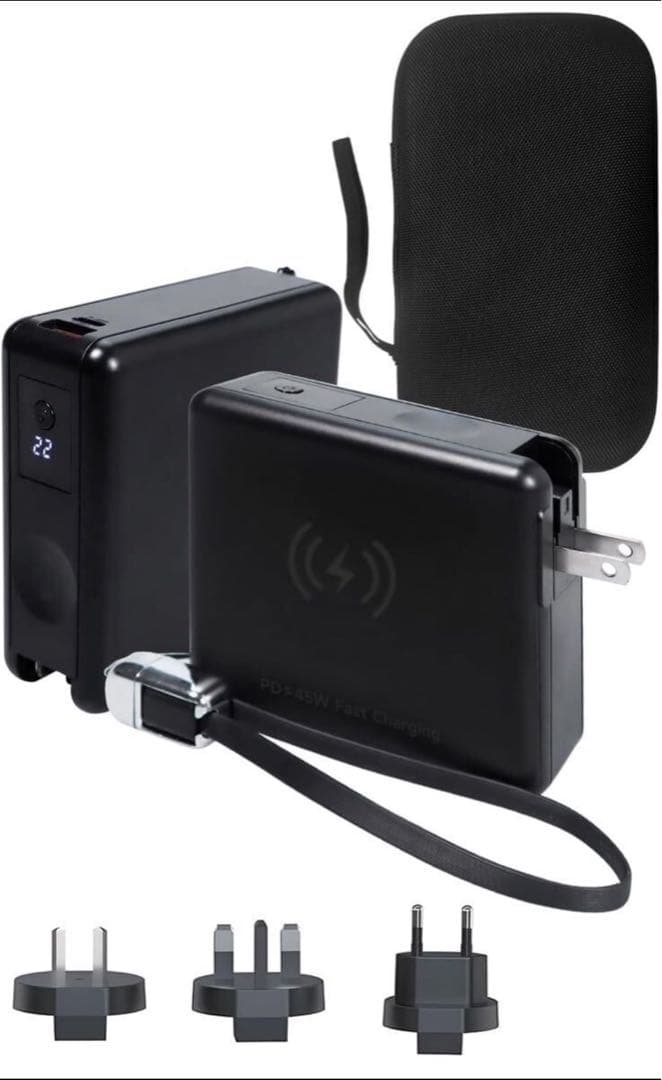 コンセント付きモバイルバッテリー AC出力対応 20000mAh 大容量