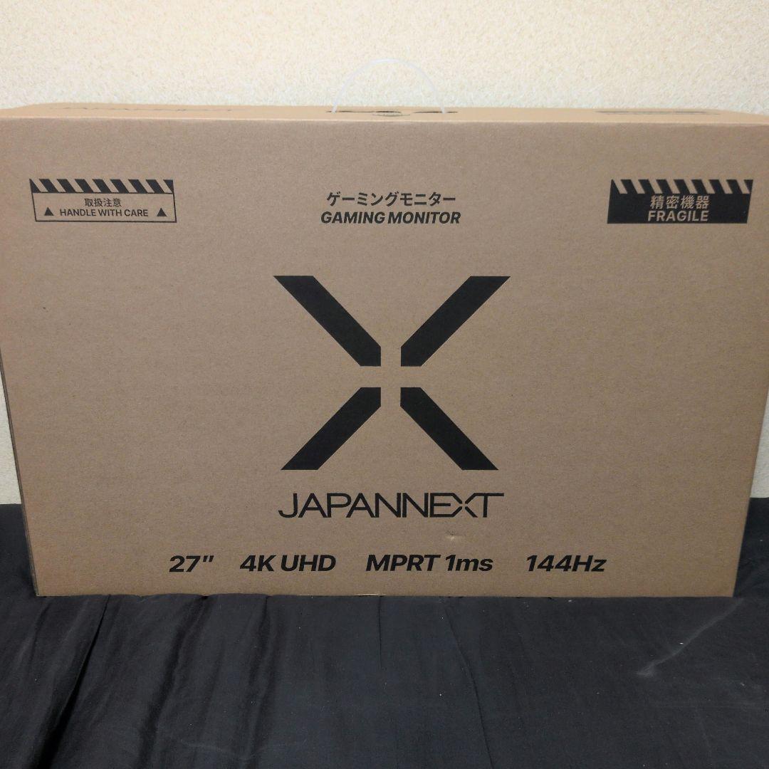 ジャンク！！JAPANNEXT 27インチ 4K UHD ゲーミングモニター