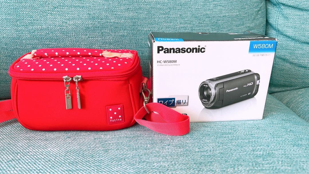 Panasonic ビデオカメラ HC-W580M ホワイト おまけ付き