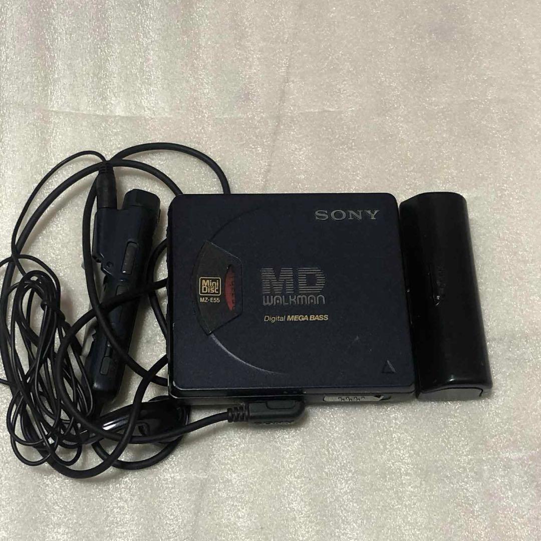 SONY MD ウォークマン MZ-E55 ポータブルMDプレーヤー