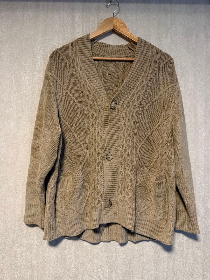 ⭐︎さおりさん⭐︎ABYTS / ベージュ ケーブルニット カーディガン