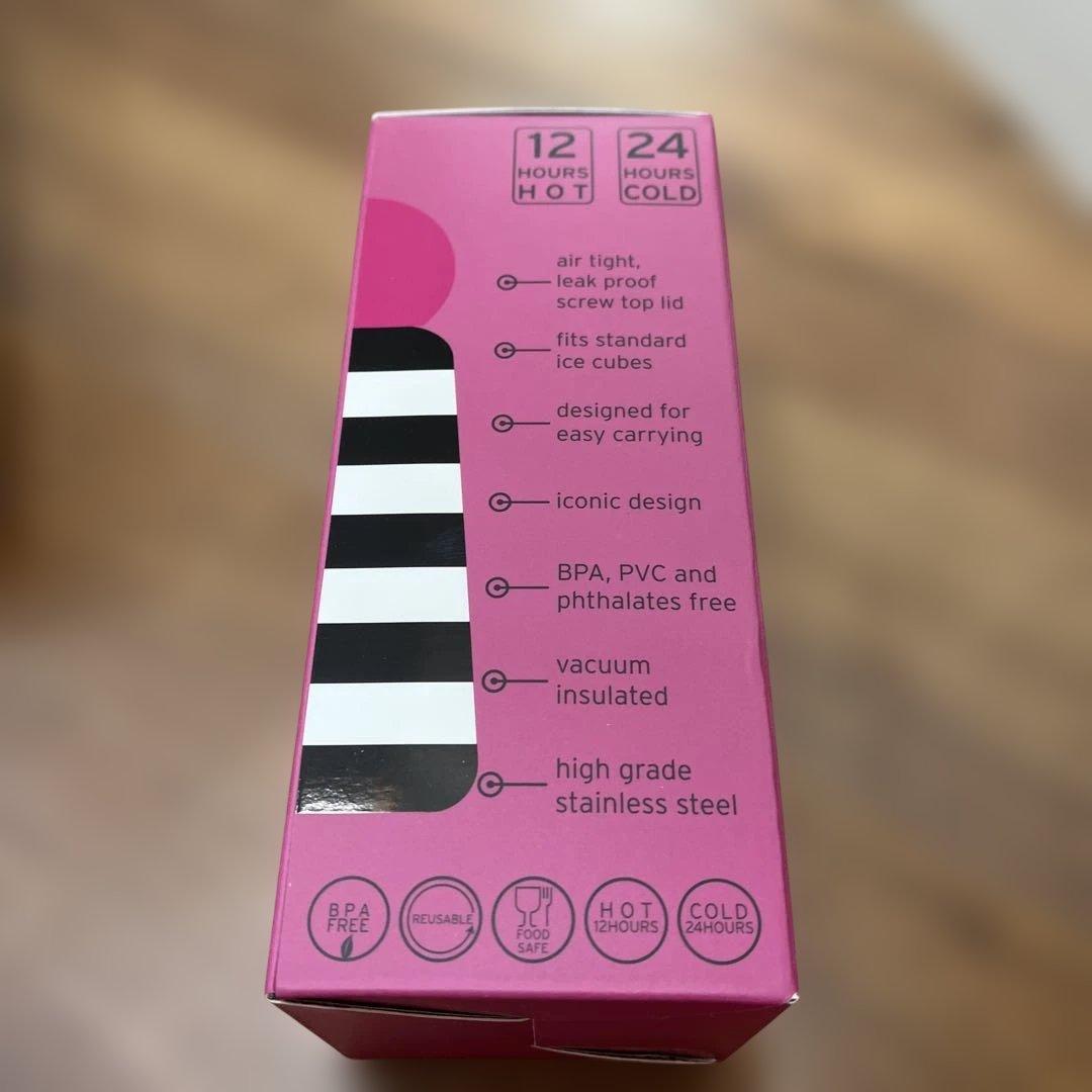 NHK 舟を編む Lund Design House 水筒stripe&pink