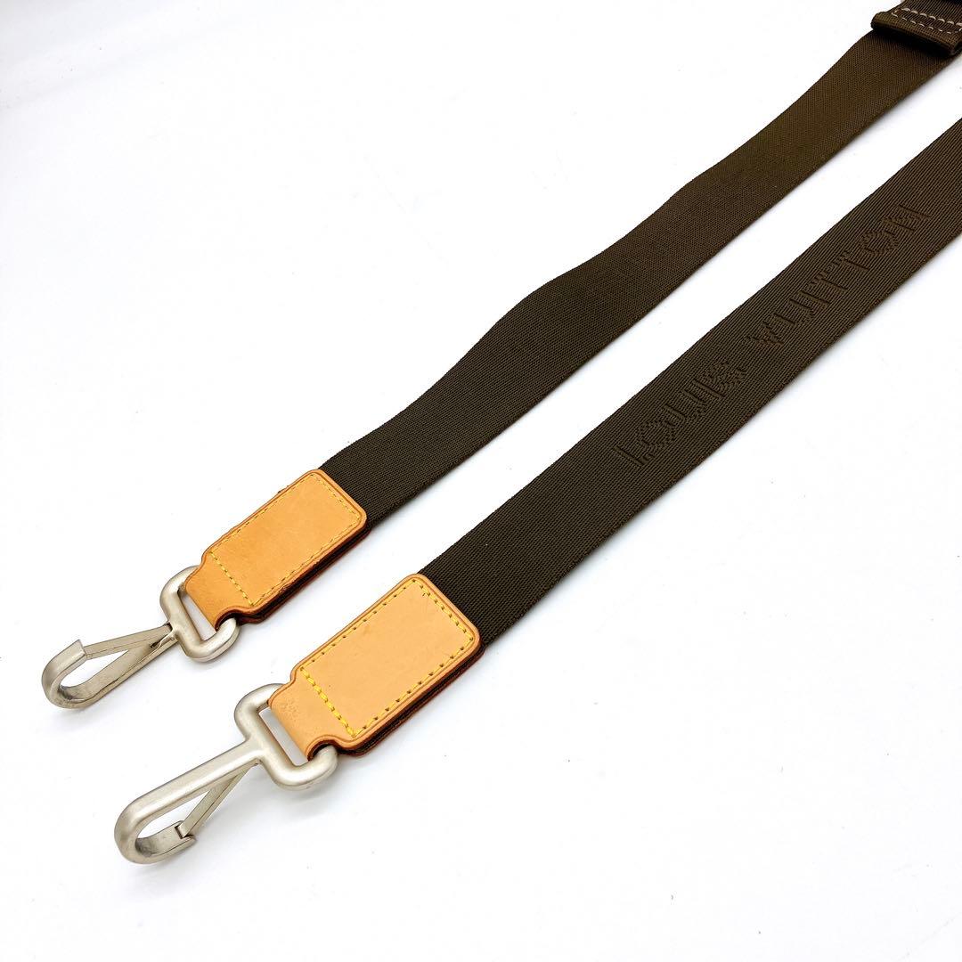 美品【LOUIS VUITTON】ショルダーストラップ　ロゴ入り　キャンバス