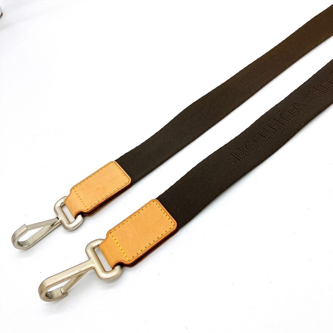 美品【LOUIS VUITTON】ショルダーストラップ　ロゴ入り　キャンバス