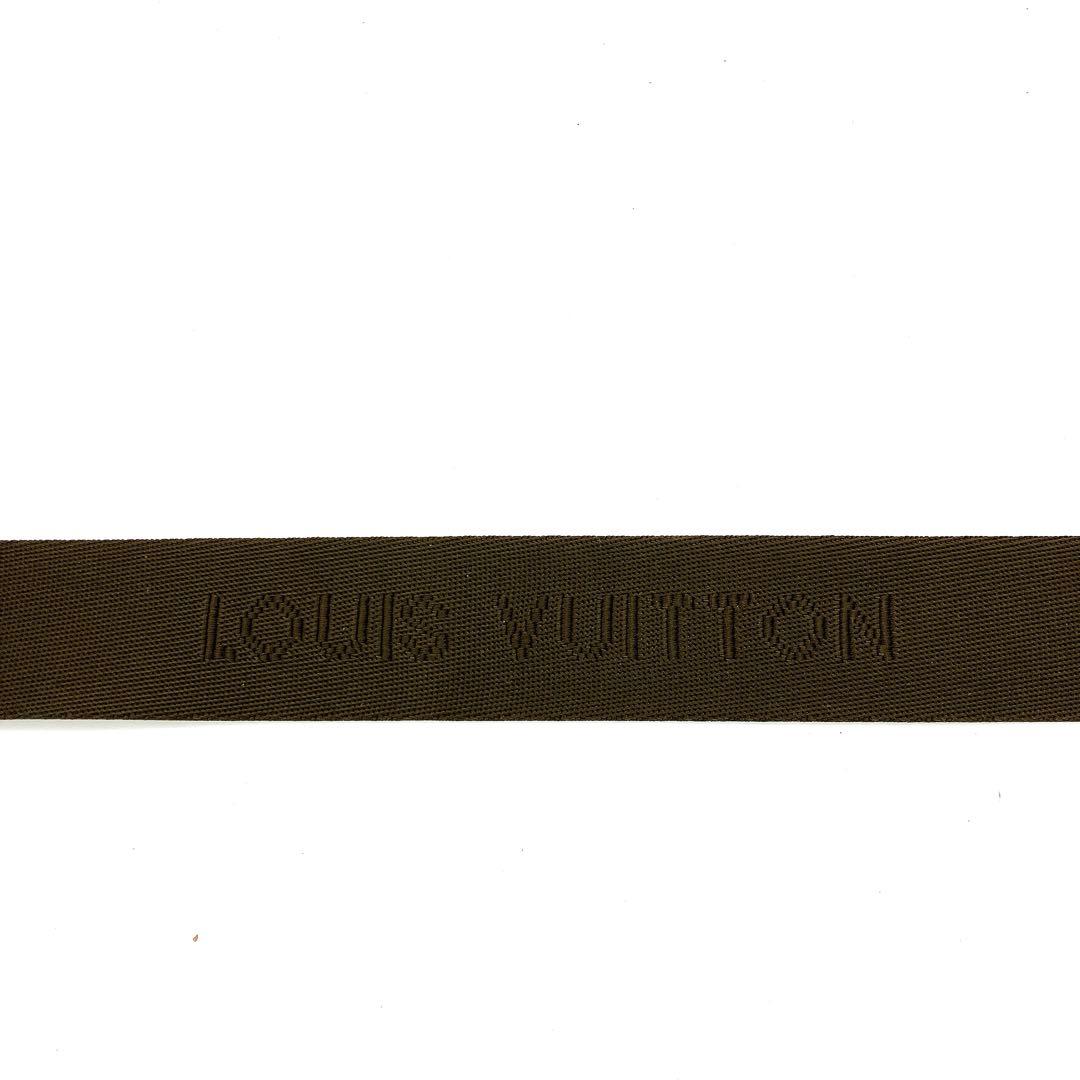 美品【LOUIS VUITTON】ショルダーストラップ　ロゴ入り　キャンバス