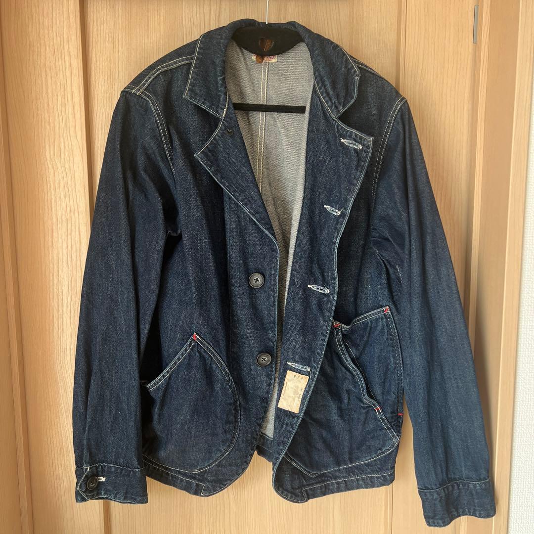 断捨離 KAPIRAL 11.5ozデニム×8ozデニム　リンゴマンカバーオール