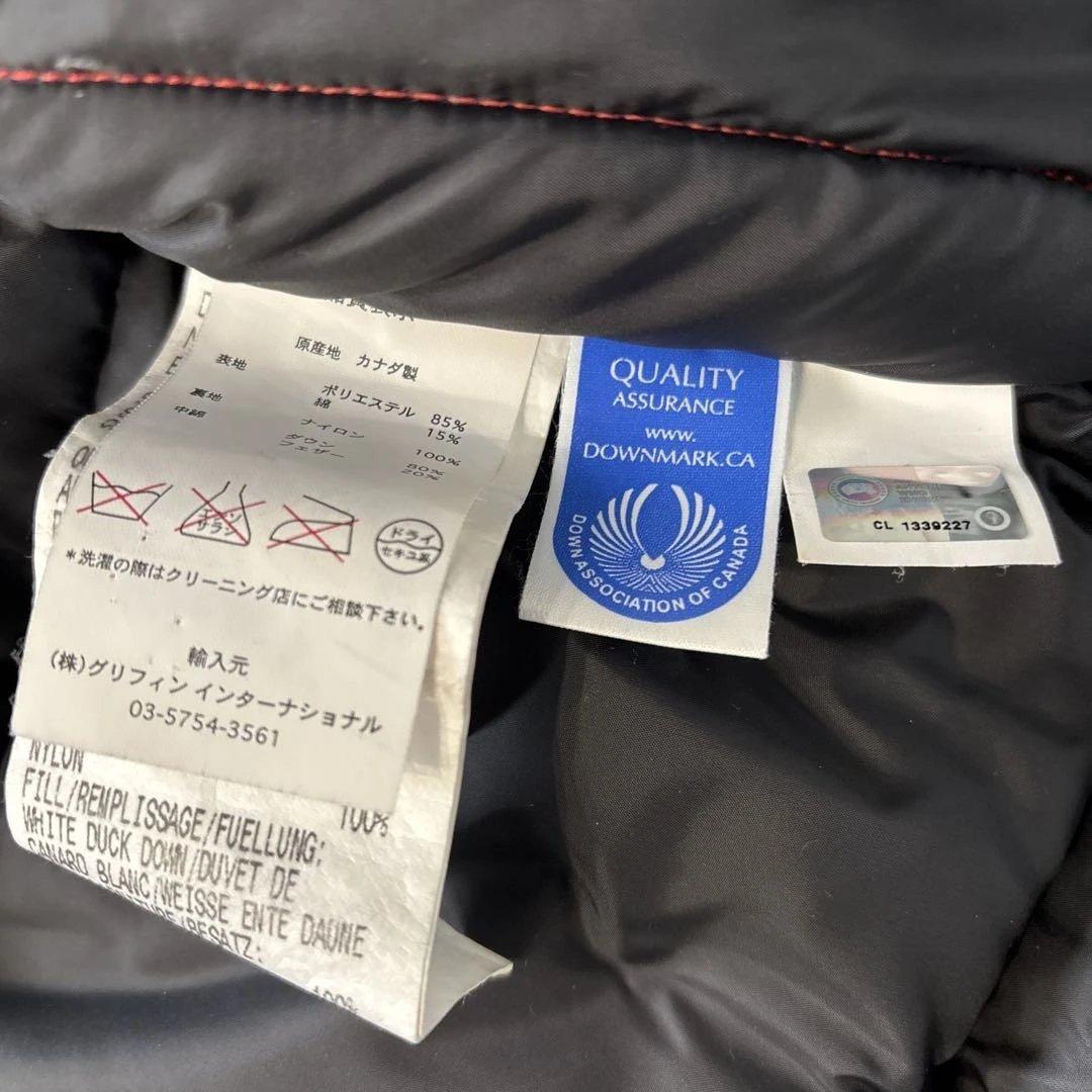 カナダグース　ダウンベスト　レッド　S