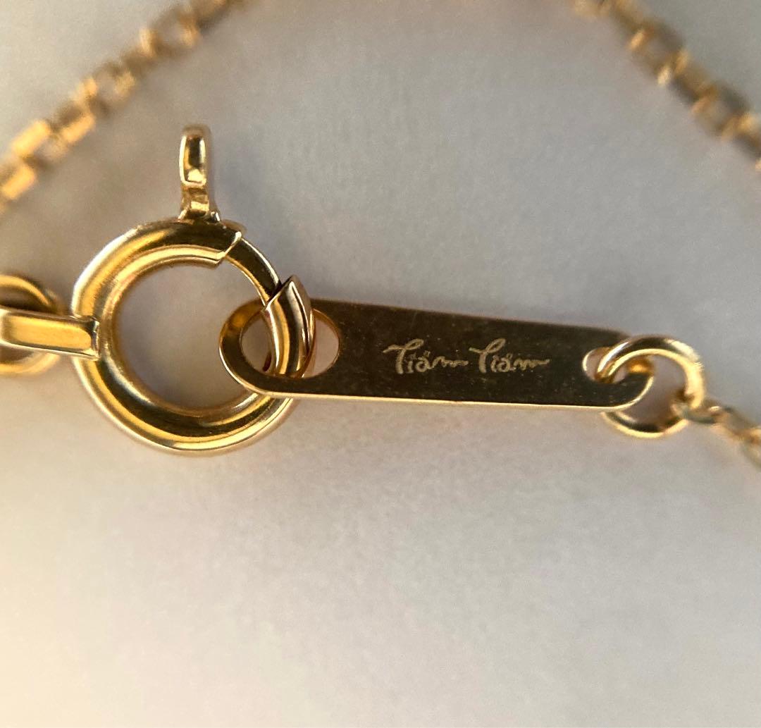 ⭐︎K.uno TiamTiam K18 肉球　ダイヤ　ネックレス⭐︎