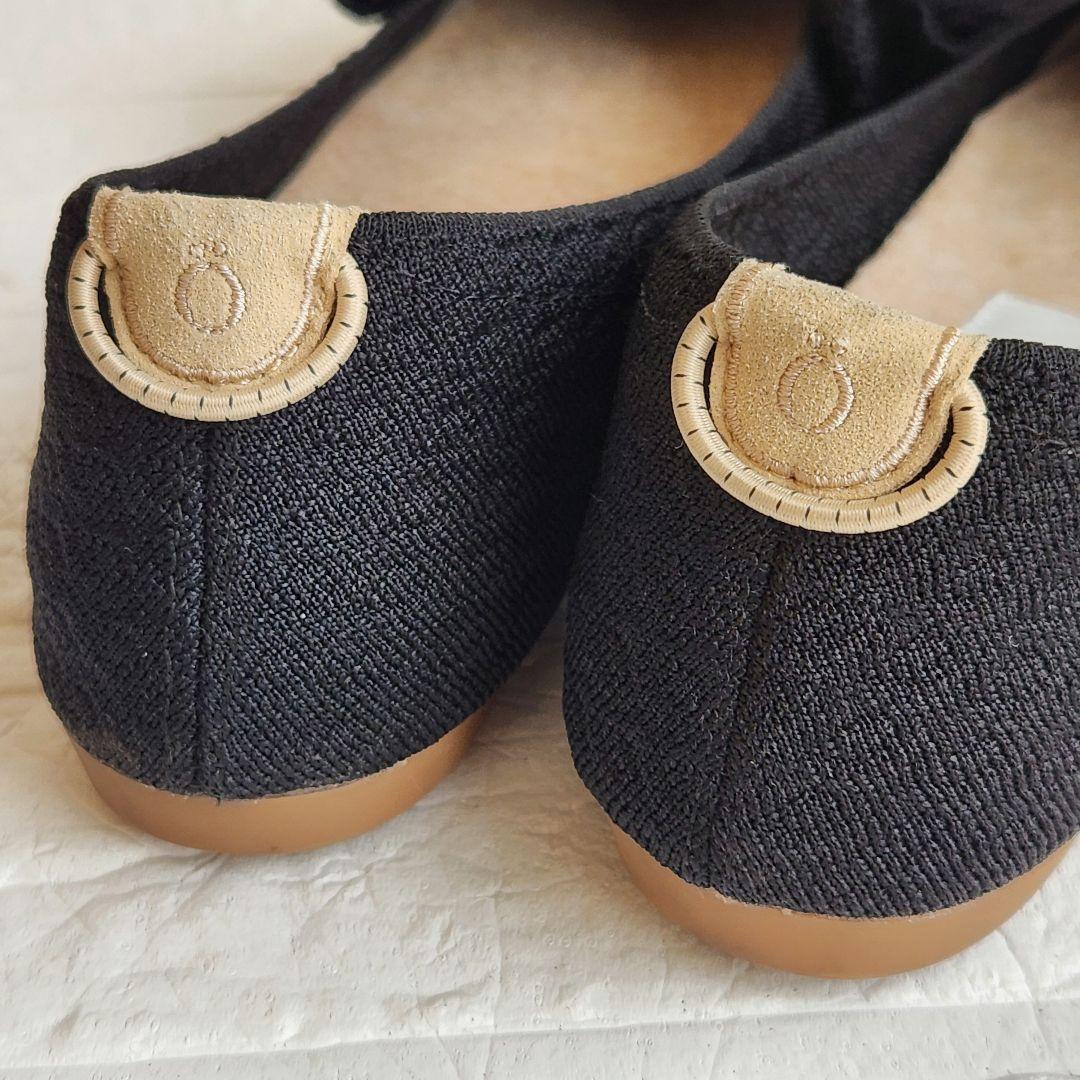 öffen pointed-FRIN❣️オッフェン フラットシューズ 39 黒