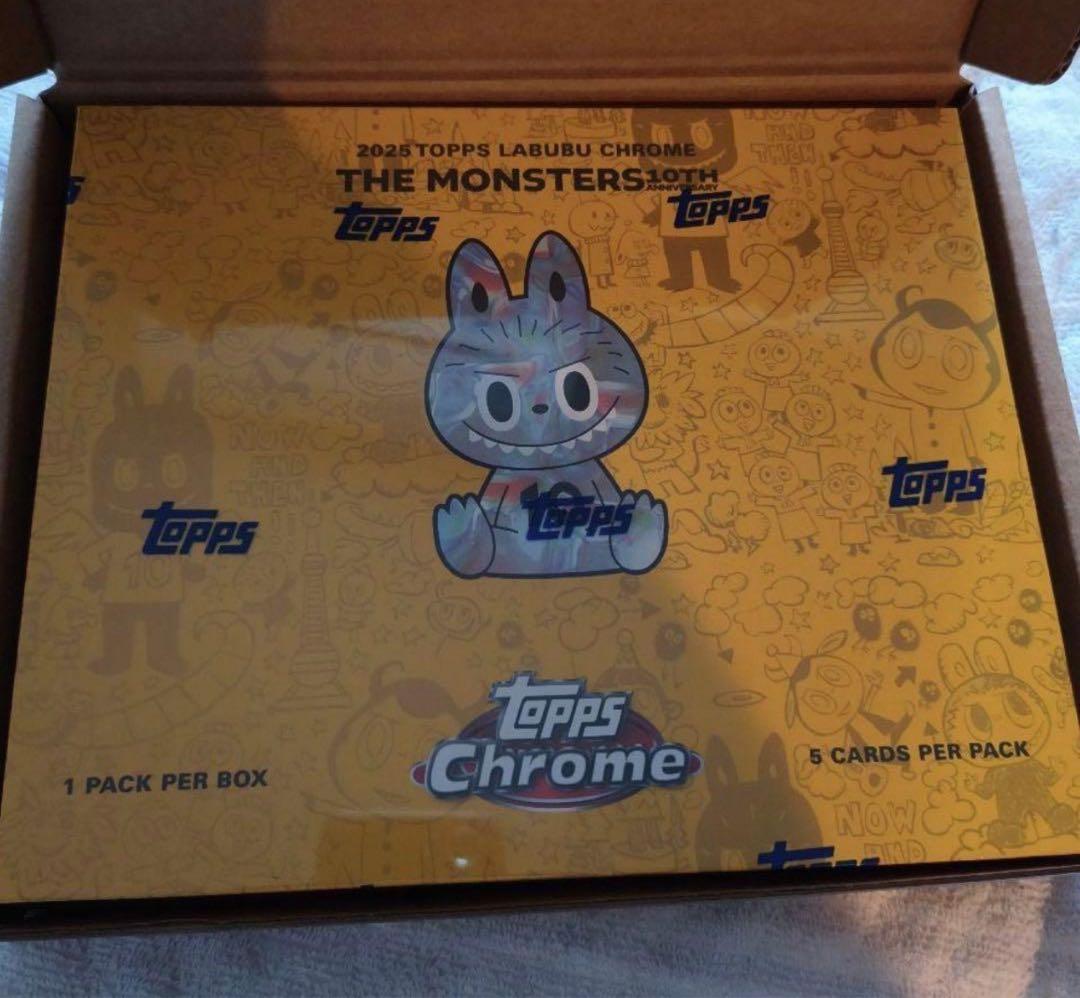 2025 Topps Chrome Labubu 1BOX 新品・未開封
