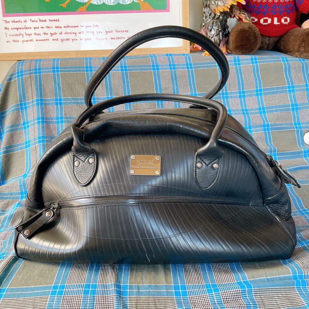 SEAL シール 日本製 ラバー ボストンバッグ 肩掛け可 レザー×ナイロン