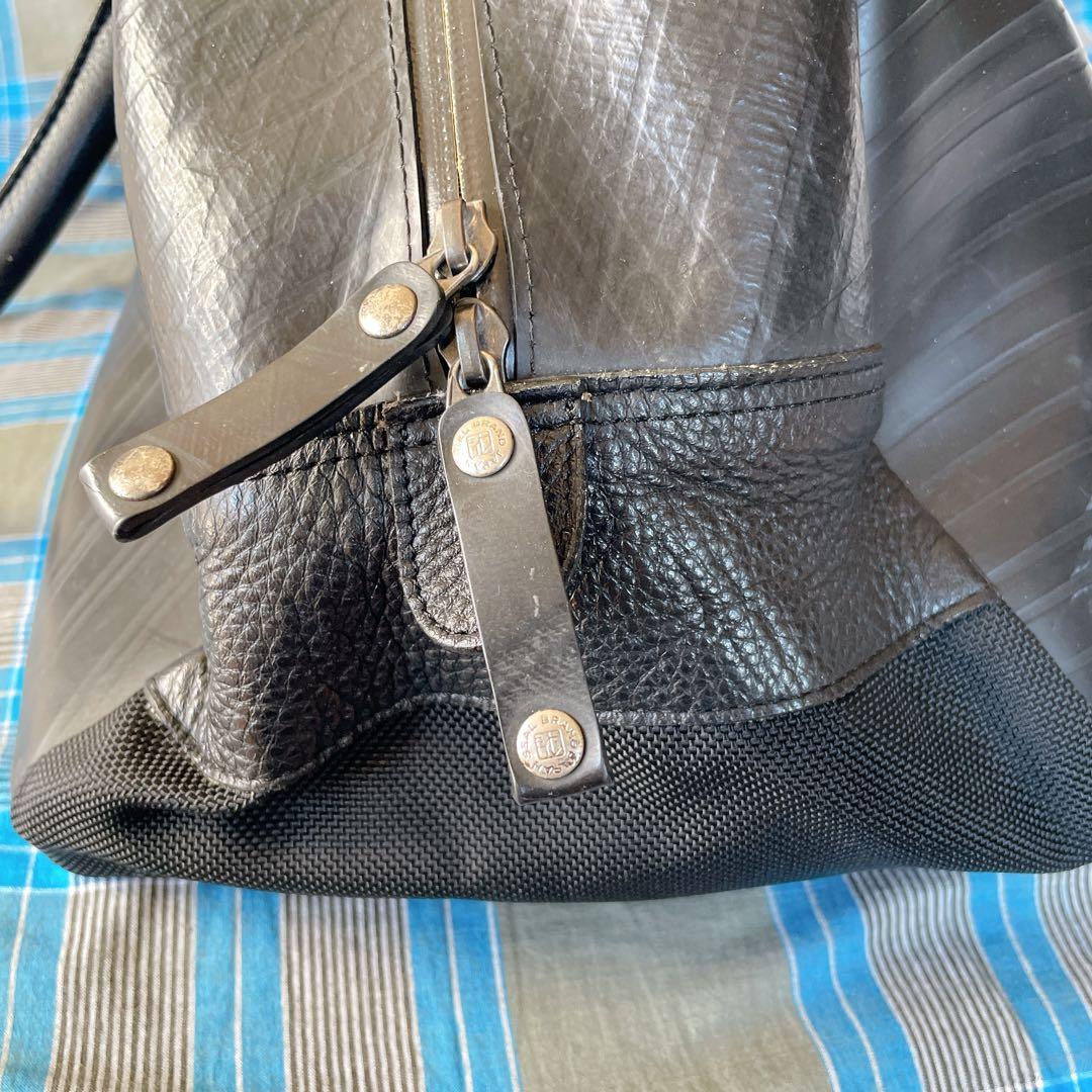 SEAL シール 日本製 ラバー ボストンバッグ 肩掛け可 レザー×ナイロン