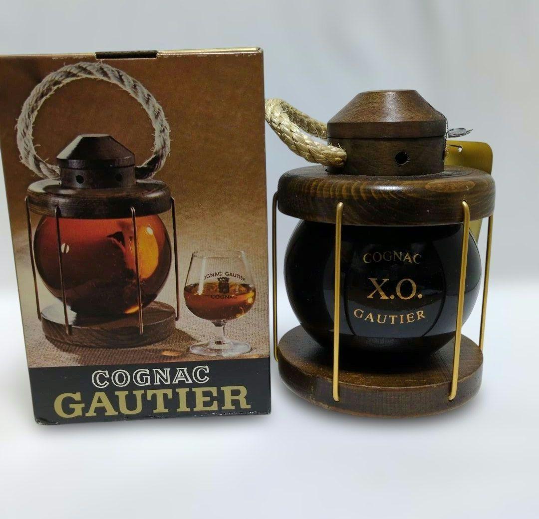 cognac gautier X.O. ランタン型ボトル
