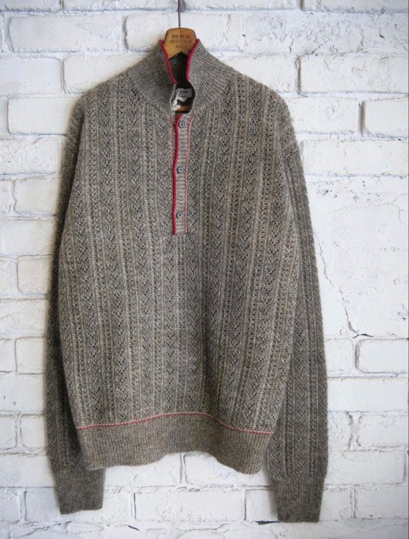 新品未使用MAATEE & SONS モヘアカシミヤ透かし編みニット3