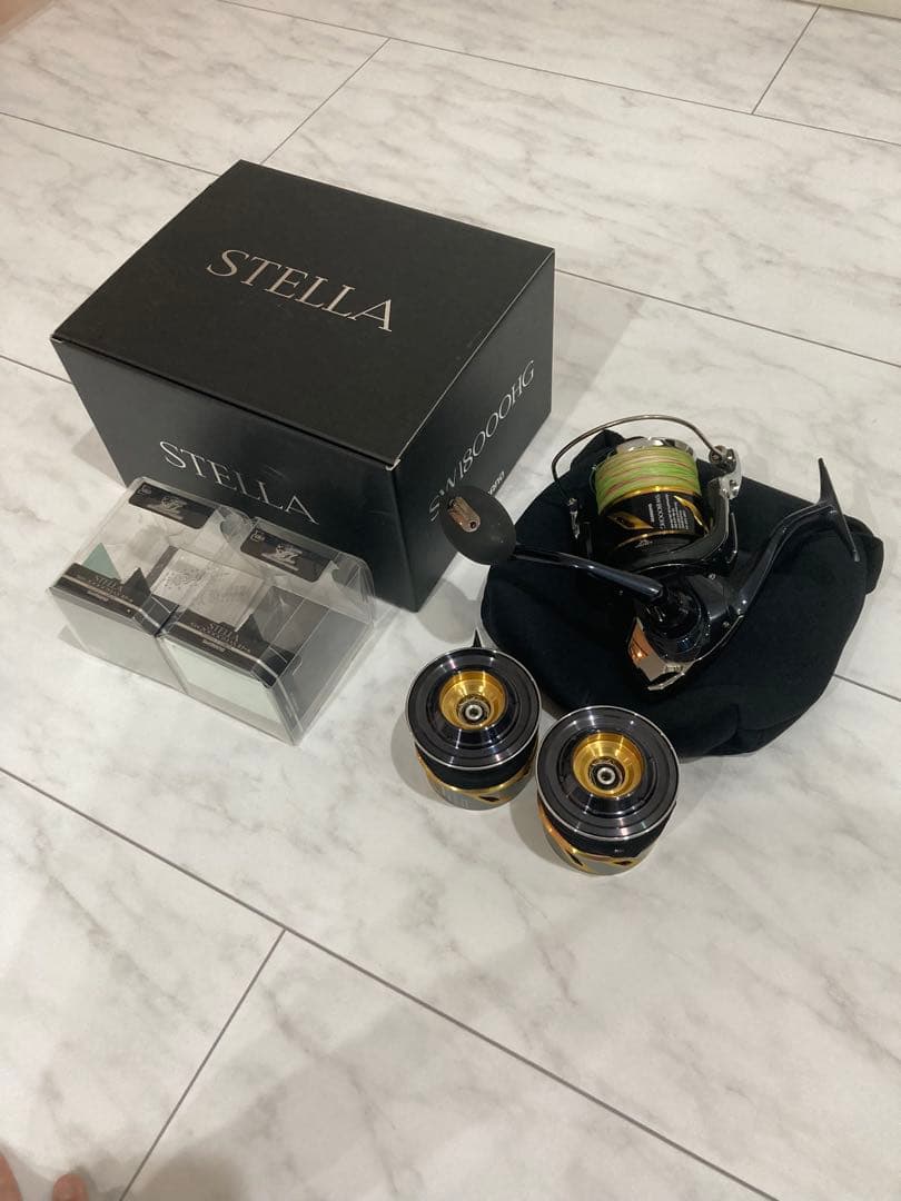 シマノ 20 ステラ SW 18000HG 夢屋20000スプール2個