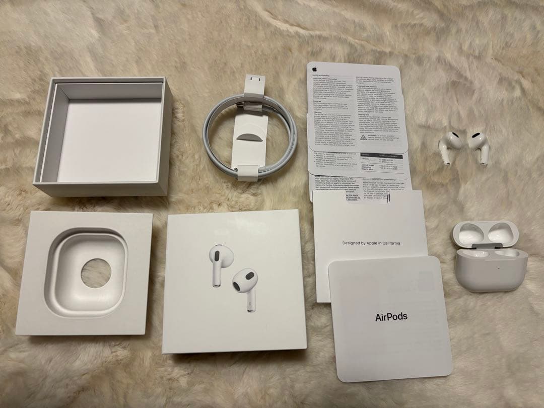 AirPods (第3世代) 本体 充電ケース＋ケース付き