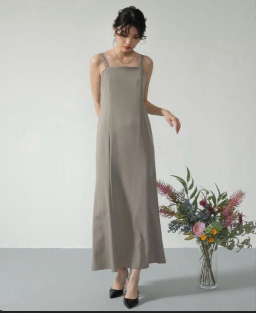 KANA チュール ボリューム フリル ベスト シアー トップス ワンピース