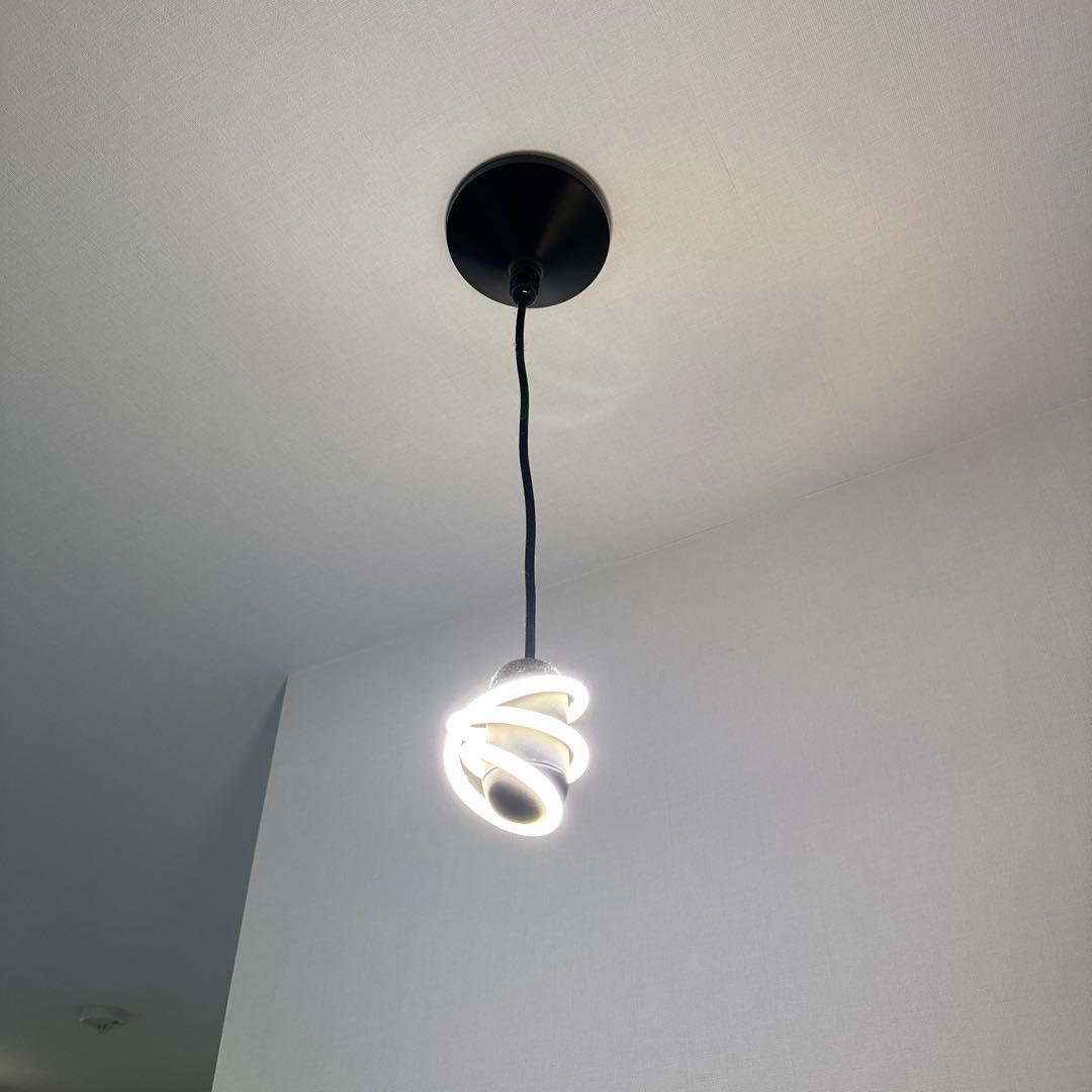 スパイラル形状 LEDペンダントライト