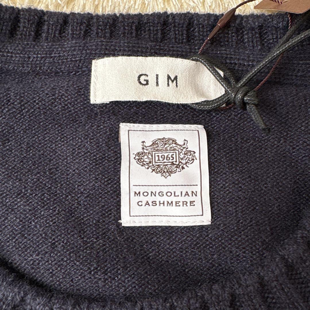 25AW完売未使用タグ☆gim ジム ニット ハイゲージ クルーネック カシミヤ