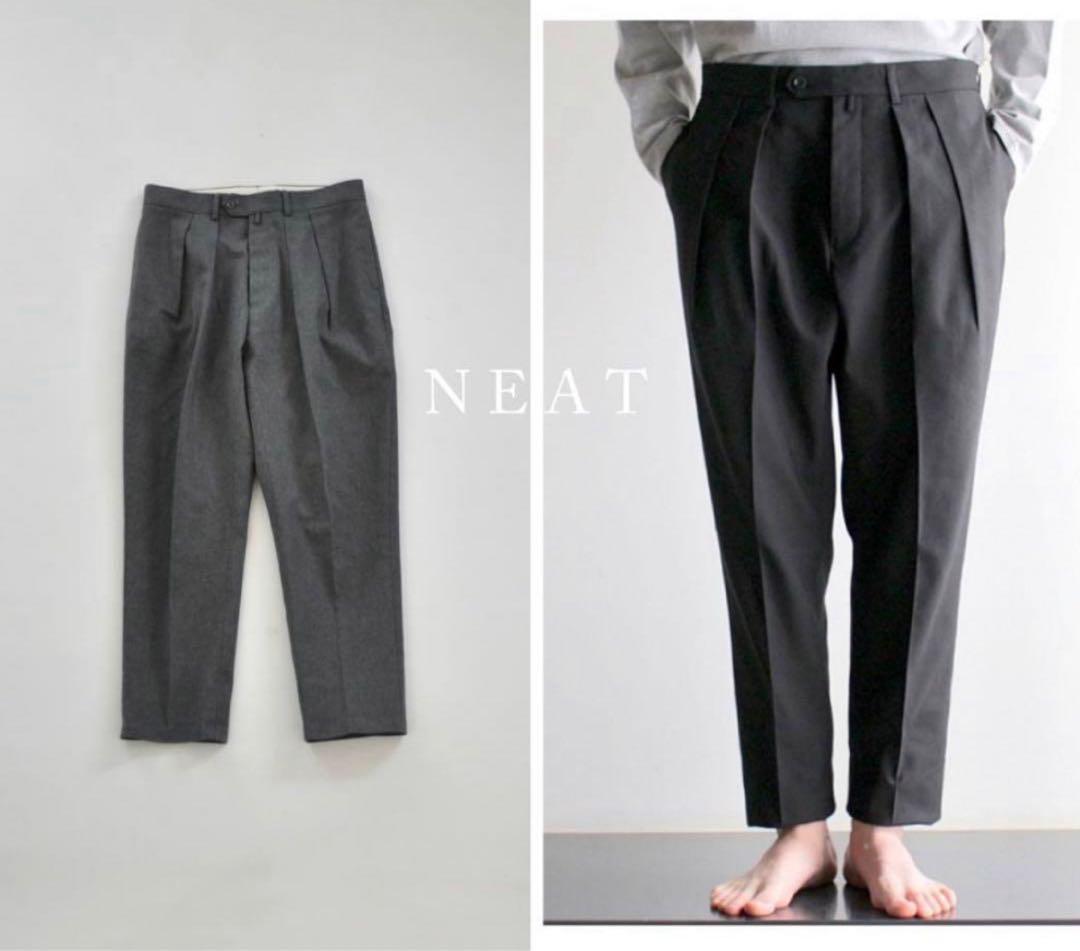 ボ*ゴ様 美品 NEAT ニート HOPSACK TAPERED テーパードパン