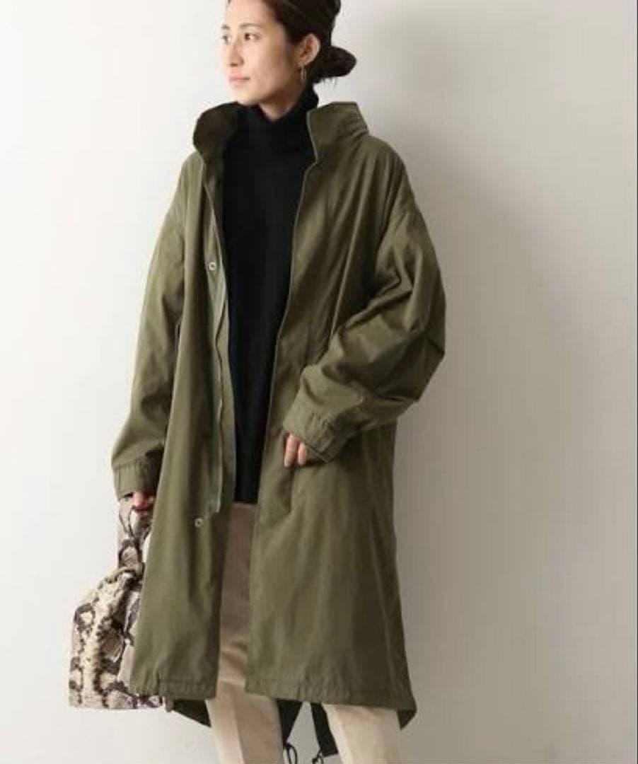 キルティングライナー付 フィールドパーカー モッズコートFRAMEWORK