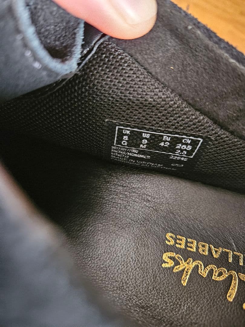 靴 Clarks Wallabees EVO WP