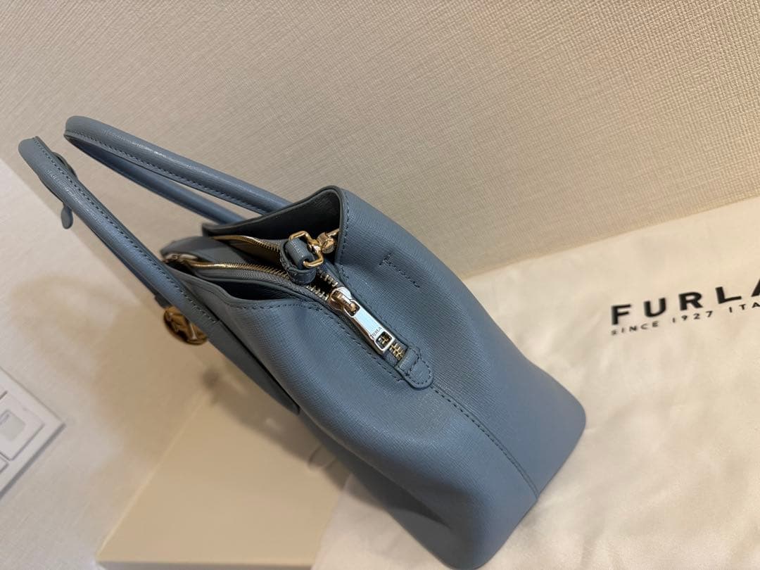 FURLA フルラ ハンドバッグ ショルダーバッグ 2way ブルー