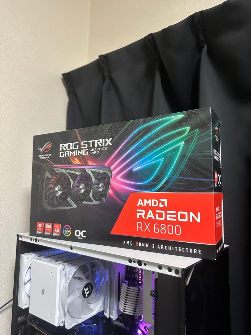 グラフィックボード・グラボ・ビデオカード AMD Radeon RX 6800 ROG STRIX GAMING OC