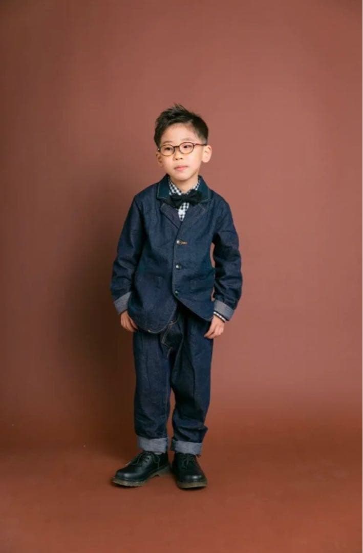 美品　OQNO デニムスーツ150