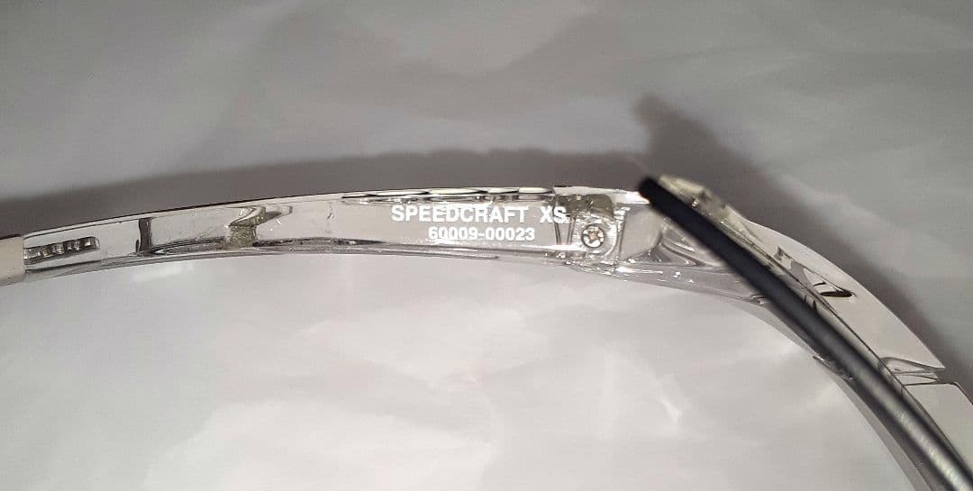 中古 100％ スピードクラフト XS クリアグレー ブルーミラー サングラス