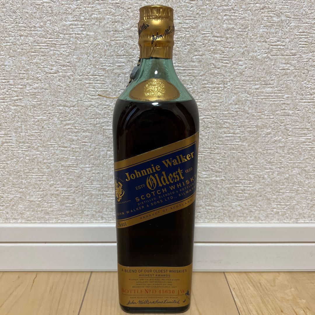 Johnnie Walker Blue Label スコッチウイスキー　角瓶付き
