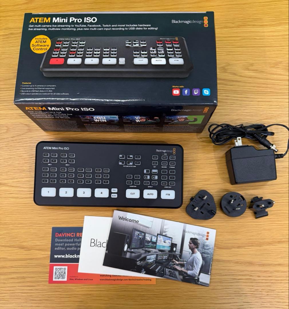 分配器・切替器 Blackmagic Design ATEM Mini Pro ISO