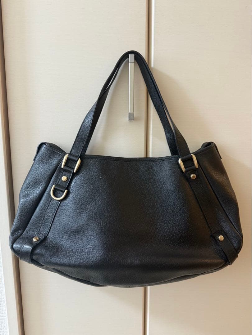 グッチ GUCCI ロゴ トートバッグ アビー トートバッグ レザー ブラック