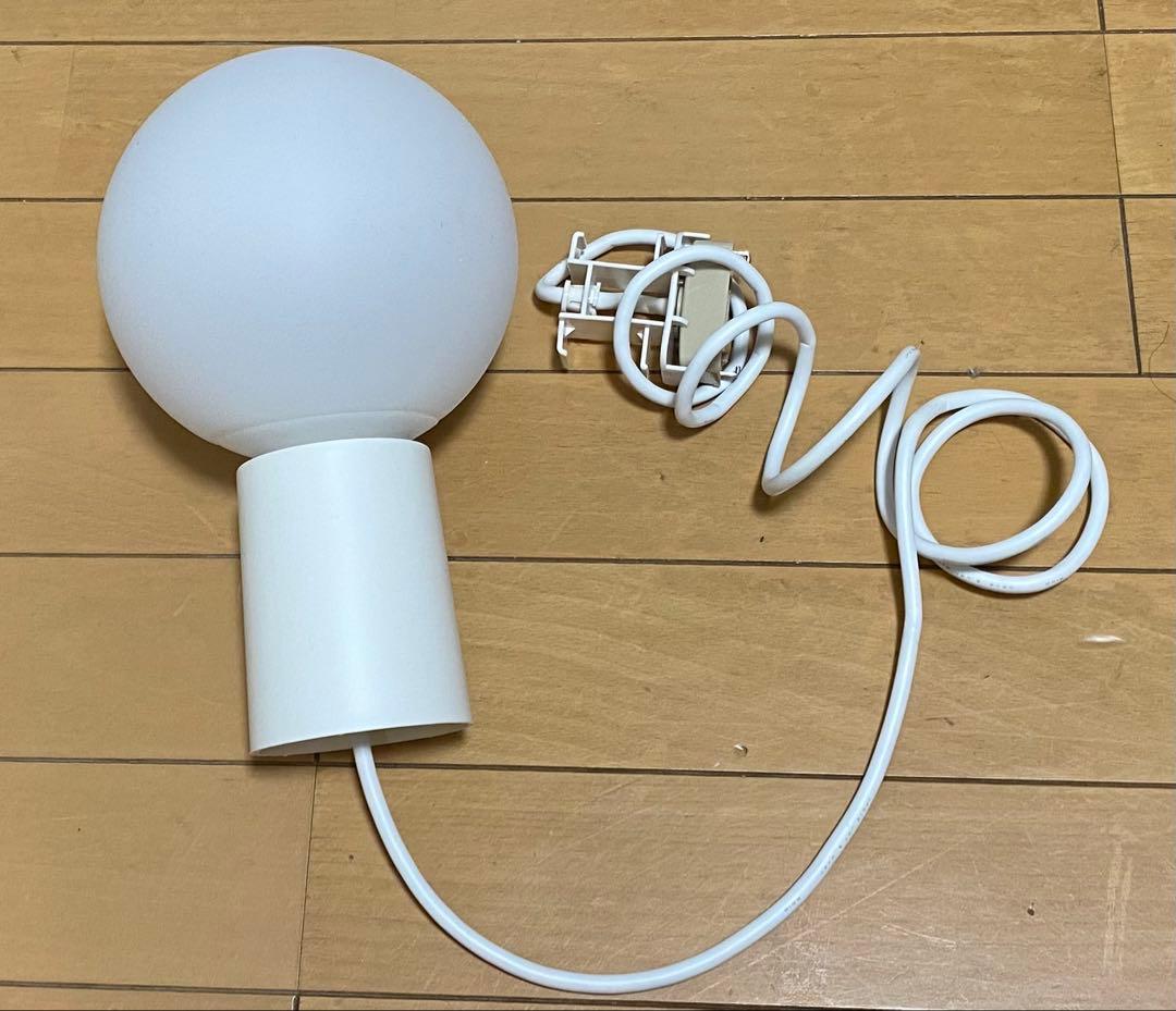 【無印良品】ペンダントライト丸　MJ PM 15A 白　美品　希少
