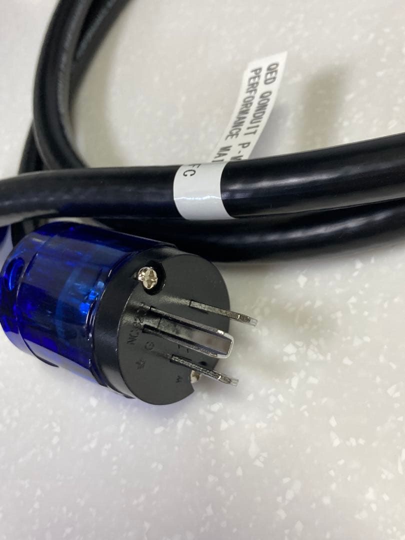 高音質QED電源ケーブル QONDUIT P-MC 1.5m