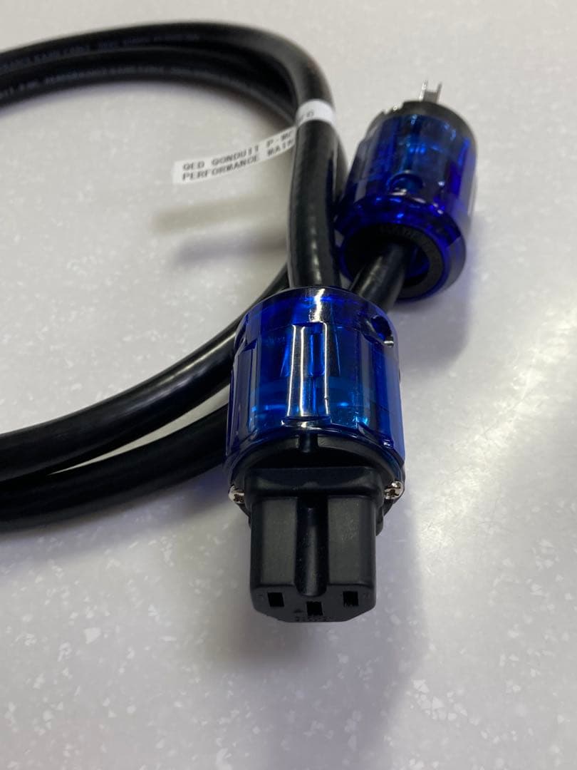 高音質QED電源ケーブル QONDUIT P-MC 1.5m