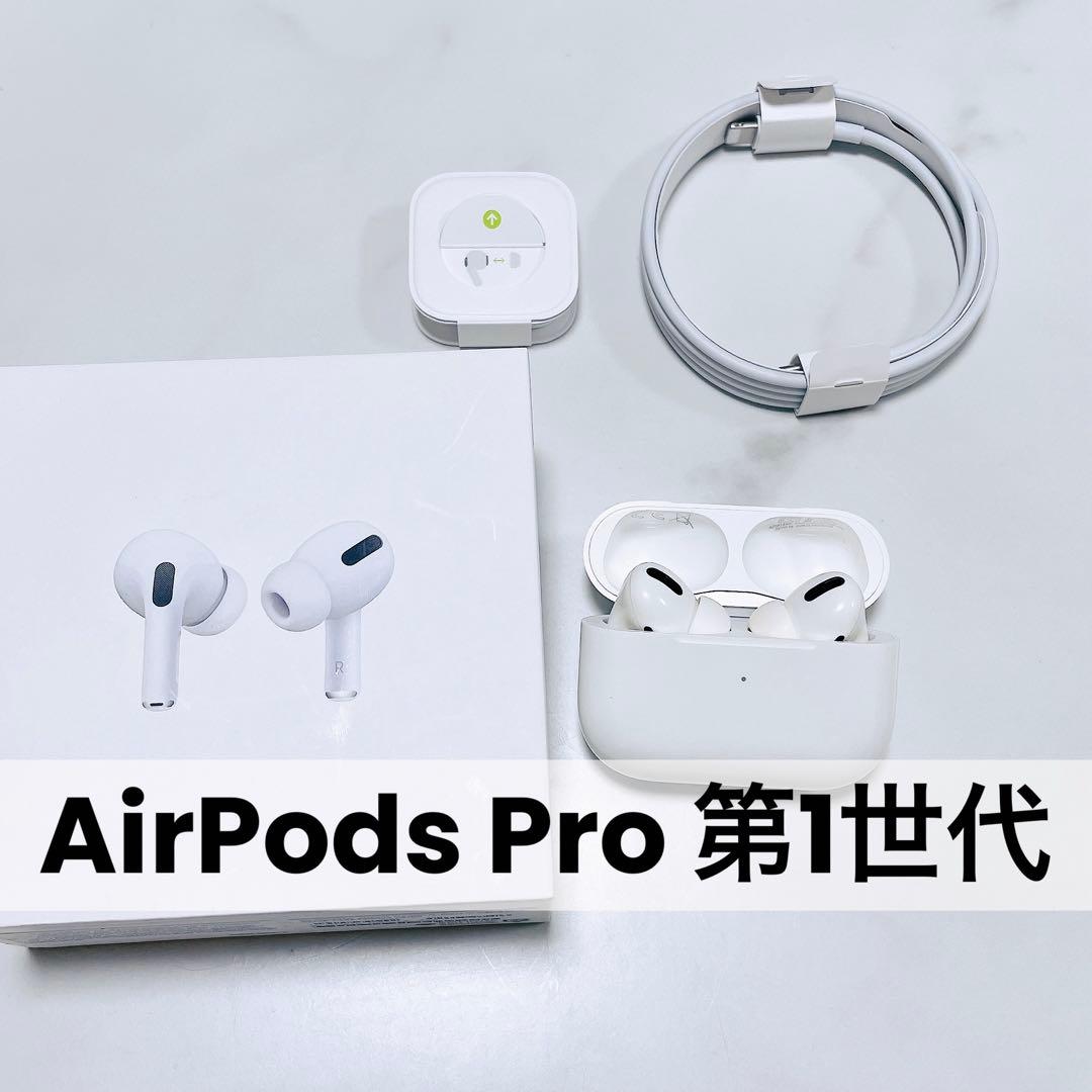 【Apple】Airpods Pro第1世代★本体箱ケーブルイヤチップ